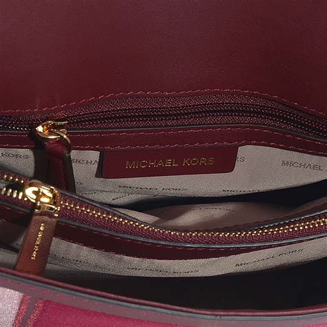 burgundy brooklyn michael kors bag|Michael Kors maroon bag.